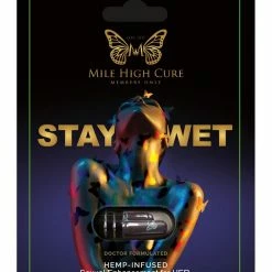 Romance Boutique Secrets Stay Wet Hemp Infused Female Sexual Enhancement Supplement 2CT