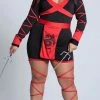 Romance Boutique Secrets Plus Size Dragon Ninja Costume
