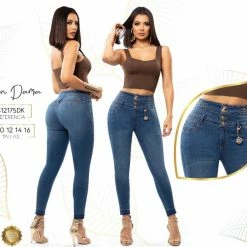 Romance Boutique Secrets Butt Lifter Skinny Jeans High Rise Waist Levanta Cola Blue Memorial Day Sale!