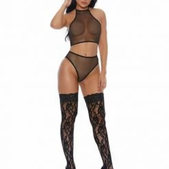 Romance Boutique Secrets Impulse Halter & Panty Lingerie Set