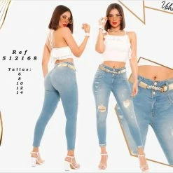 Romance Boutique Secrets Push Up Skinny Colombian Jeans For Women