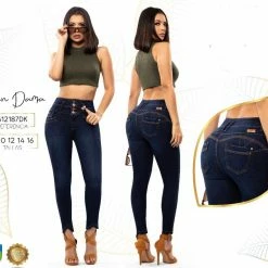 Romance Boutique Secrets Classic Push Up Blue Jeans