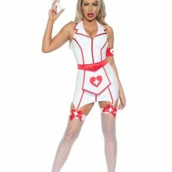 Romance Boutique Secrets Costumes ER Hottie Nurse Vinyl Costume